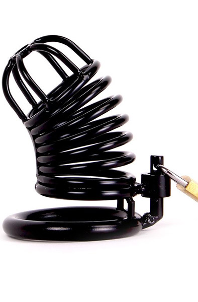 Kiotos Chastity Cage Black - Keuschheitskäfig 1