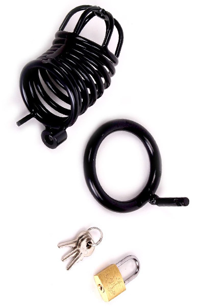 Kiotos Chastity Cage Black - Keuschheitskäfig 2