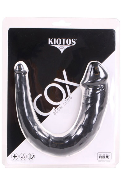 Kiotos COX 028 Black 35cm - Doppel-Dildo 2