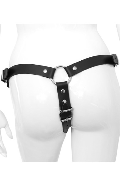 Kiotos COX Strap-On + Dildo Black 22cm - Umschnalldildo mit Geschirr 2