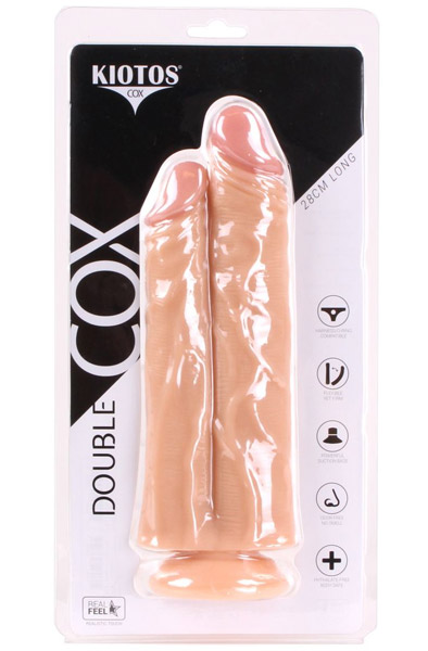 Kiotos Double COX Flesh 28cm - Doppel-Dildo 3