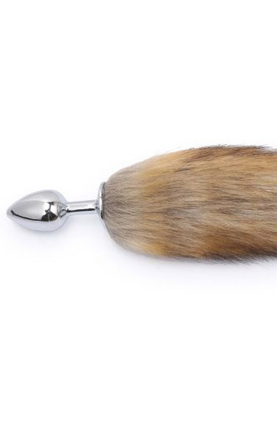 Kiotos Fox Tail Plug Brown Long 70 cm - Analplug in Tierform 2