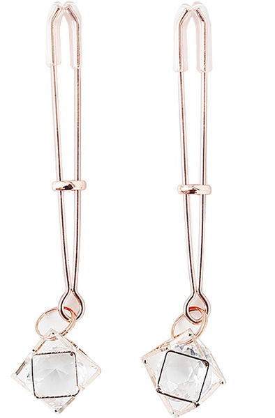 Kiotos Nipple Clamps Rose Gold Prism - Brustwarzenklammern 1