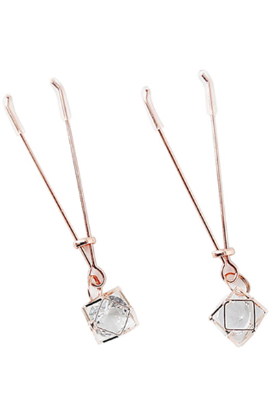 Kiotos Nipple Clamps Rose Gold Prism - Brustwarzenklammern 3
