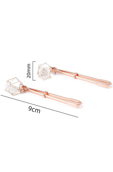 Kiotos Nipple Clamps Rose Gold Prism - Brustwarzenklammern 5