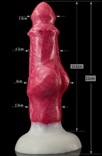 Kitsune Ejaculating Dildo 22 cm - Drachen-Dildo 2