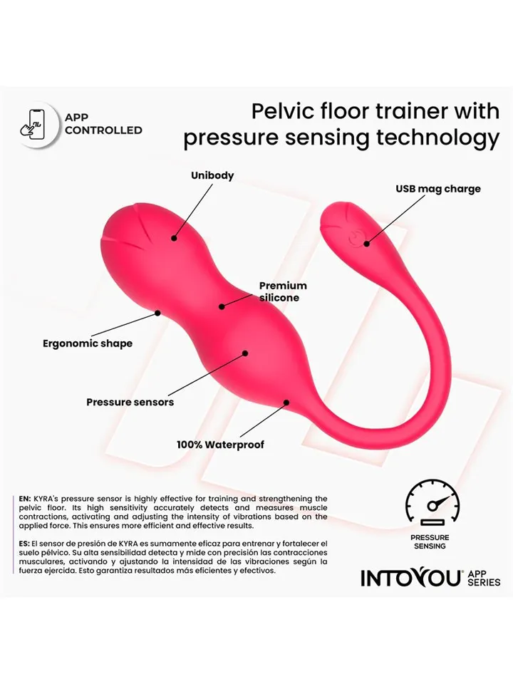 Kyra Pelvic Floor Trainer Pressure Sensing App - App-controlled bundles 3 [full]