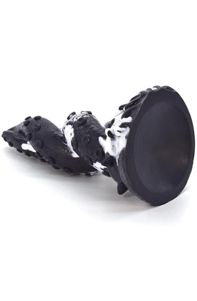 Lamia Dildo Black/White 19,5 cm - Monster-Dildo 3