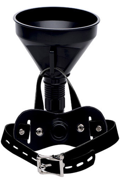 Latrine Extreme Funnel Gag - Latex-Knebel 2