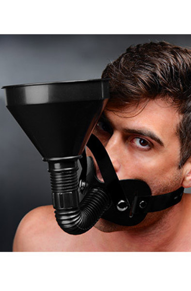 Latrine Extreme Funnel Gag - Latex-Knebel 3