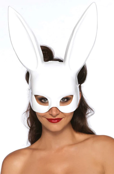 Leg Avenue Bunny Mask White - Rollenspiele & Verkleidungen 1