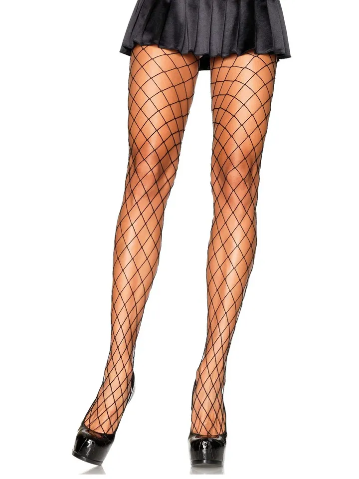 Leg Avenue Diamond Fishnet Pantyhose - Stockings 1 [full]