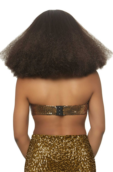 Leg Avenue Diva Disco Wig Brown - Wig 2