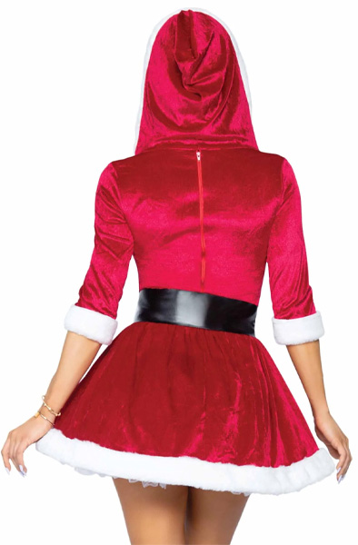 Leg Avenue Kapuzenkleid Mrs. Claus - Rollenspiele & Verkleidungen 2