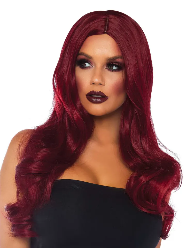 Leg Avenue Long Wavy Wig Red - Red Wig 1 [full]