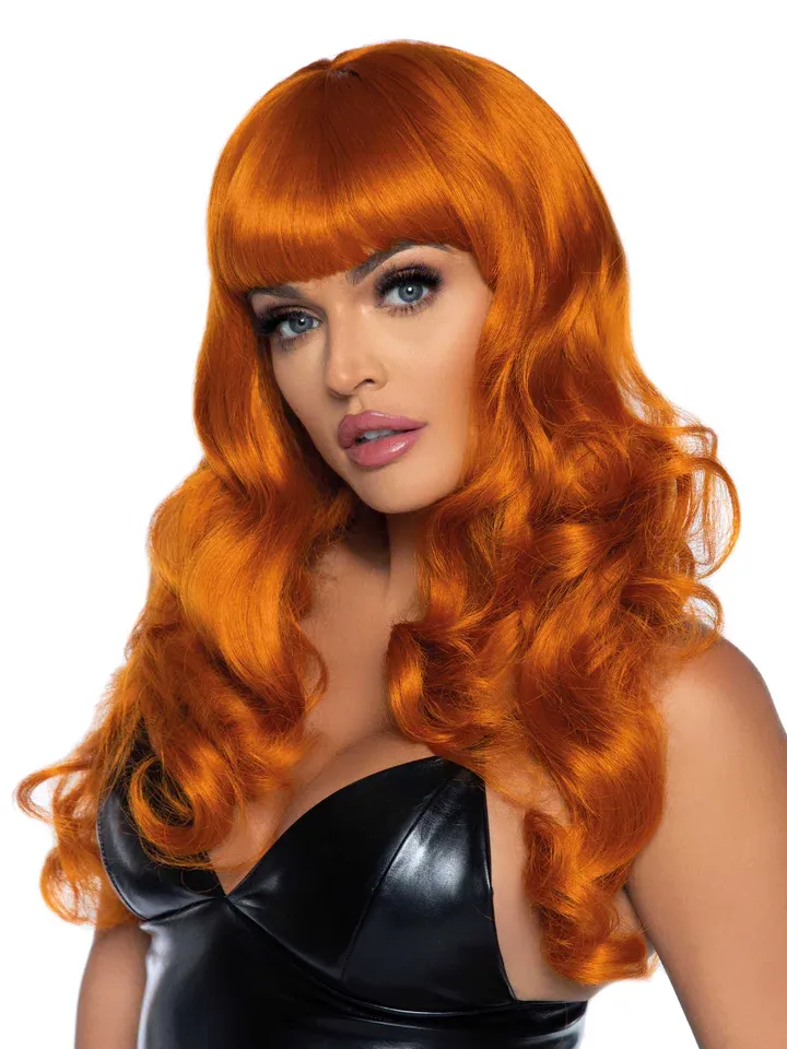 Leg Avenue Misfit Long Wavy Wig Ginger - Wig 1 [full]