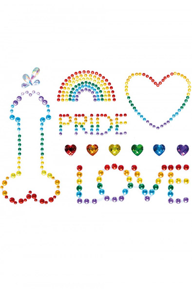 Leg Avenue Pride Bodyjewels Sticker - Körperschmuck 2