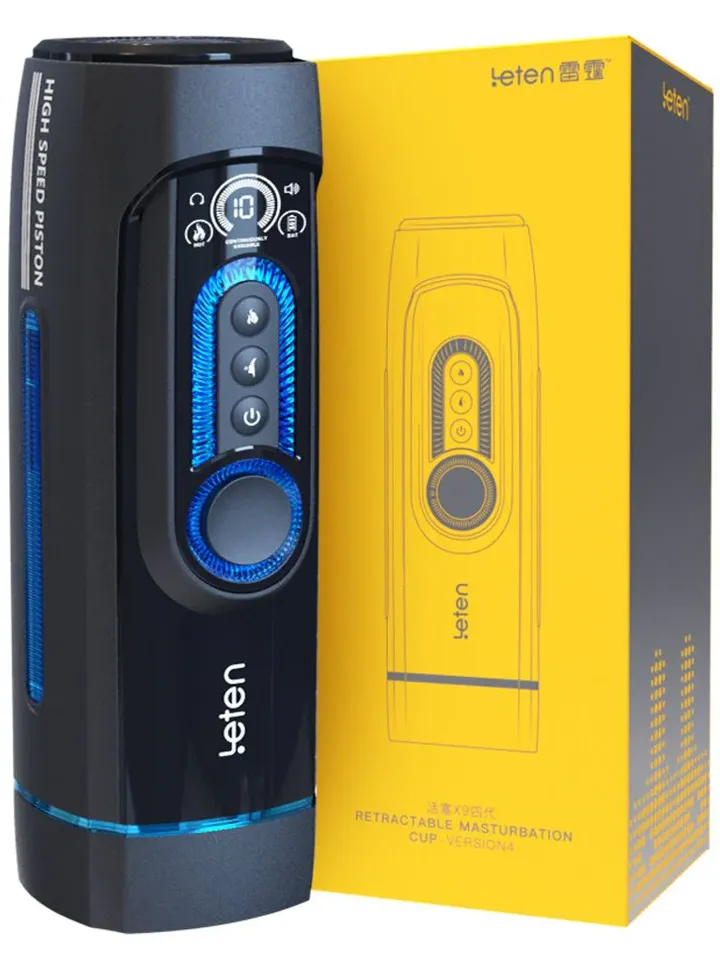 Leten X9-IV Auto Pistons Heating Masturbator - Automatic masturbator 4