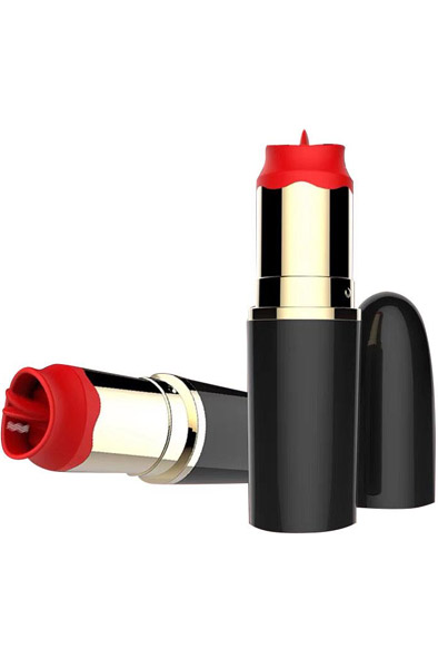 Lipstick Vibrator With Stimulating Tongue - Klitoris-Stimulator 2