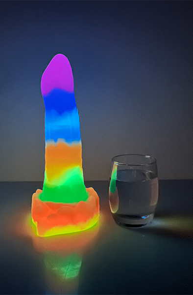 Lizard Glow-in-The-Dark Dildo 22 cm - Drachen-Dildo 6