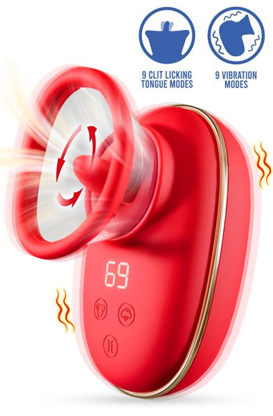 Lizer Stimulator With Licking, Vacuum Pump & Vibration - Klitoris-Stimulator 1