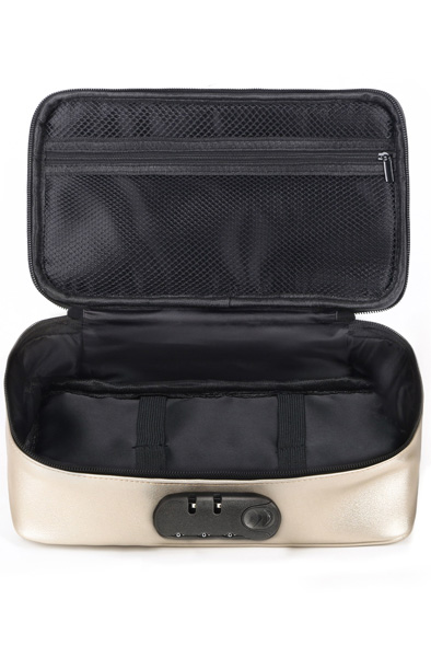 Lockable Discreet Box Luxury Gold - Sextoys aufbewahren 2