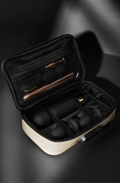 Lockable Discreet Box Luxury Gold - Sextoys aufbewahren 8