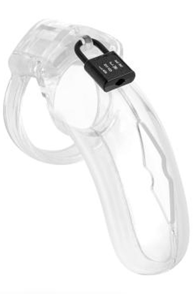 Lockdown Chastity Cage Clear Large - Keuschheitskäfig 1