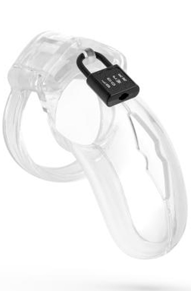 Lockdown Chastity Cage Clear Medium - Keuschheitskäfig 1