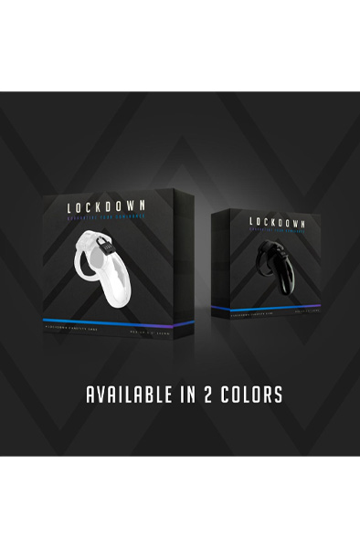 Lockdown Chastity Cage Clear Small - Keuschheitskäfig 7