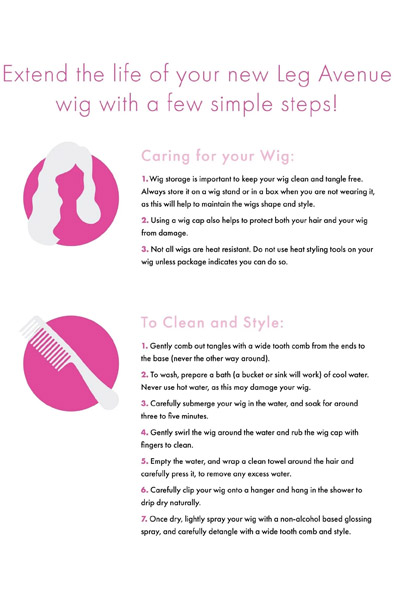 Long Curly Wig White - Wig 3