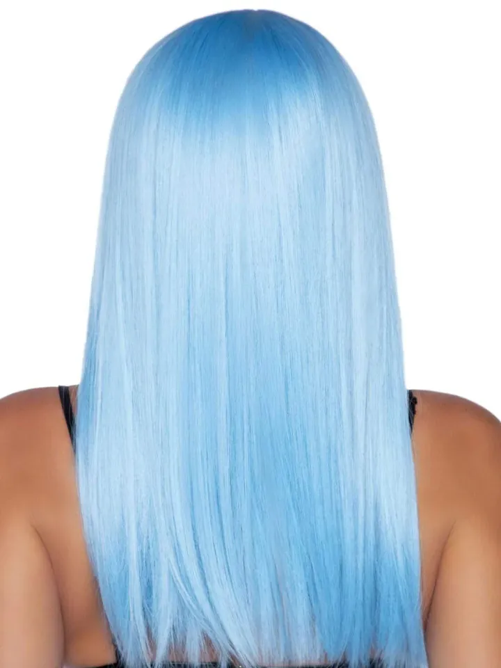 Long Straight Bang Wig Blue - Wig 2 [full]