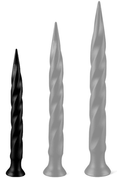 Long Tail Dildo Black 35 cm - Extra langer Anal-Dildo 1