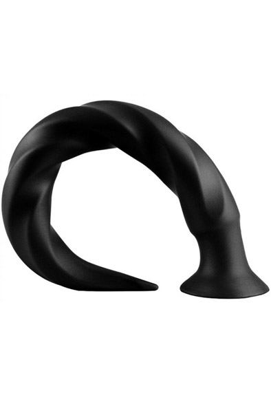 Long Tail Dildo Black 55 cm - Extra langer Anal-Dildo 2