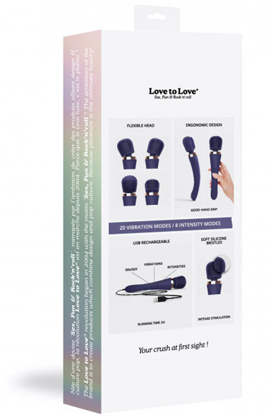 Love To Love Brush Crush Wand Vibrator - Zauberstab/Massagestab 7