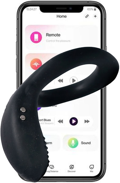 Lovense Diamo Vibrating Cockring - Ferngesteuerter Penisring 1