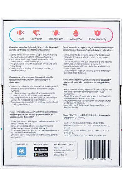 Lovense Flexer G-Spot & Clit Panty Vibrator - Ferngesteuerter Vibrator 6