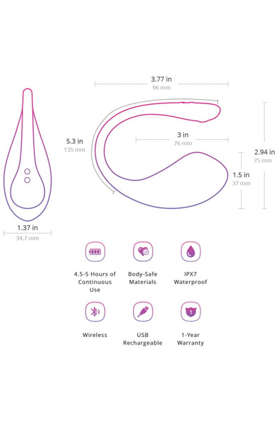 Lovense Lush 3 - Ferngesteuerter Vibrator 5