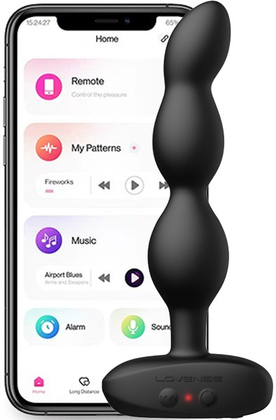 Lovense Ridge Vibrating Anal Beads - Ferngesteuerte Analkugeln 1