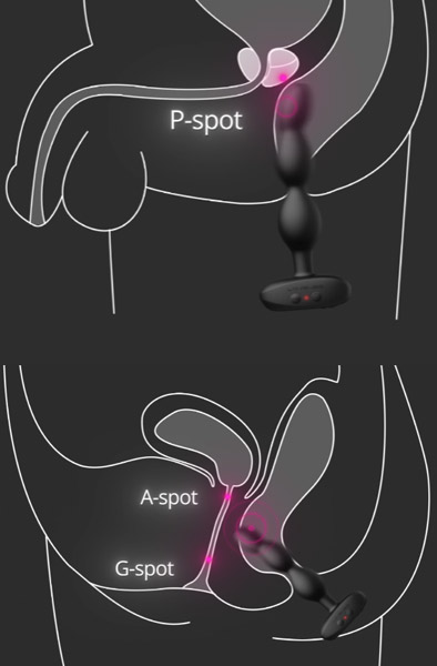 Lovense Ridge Vibrating Anal Beads - Ferngesteuerte Analkugeln 3