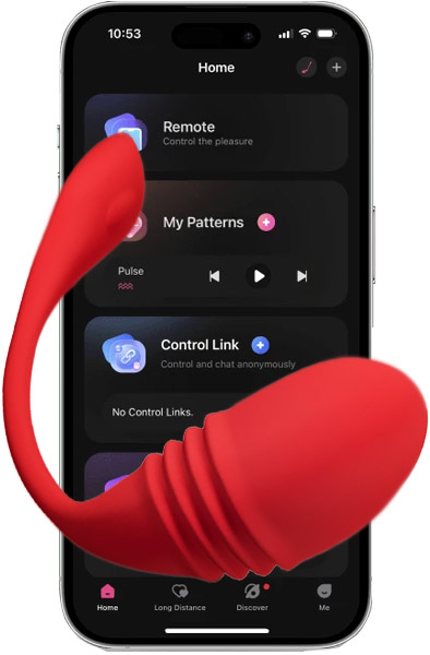 Lovense Vulse Thrusting Egg Vibrator - Ferngesteuerter Vibrator 1