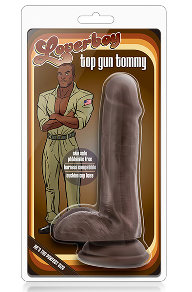 Loverboy Top Gun Tommy Chocolate 15cm - Dildo 2