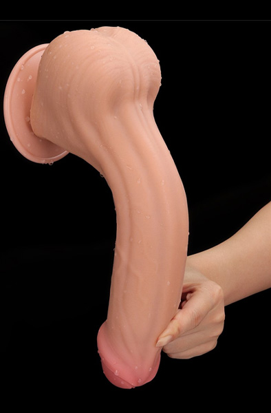 Lovetoy Dildo Dual Layer Sliding Skin 29 cm - XL Dildo 4