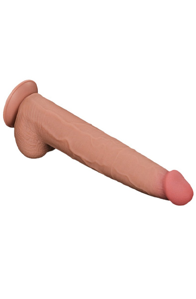 Lovetoy Dual Layer Sliding Skin Dildo 34 cm - XL Dildo 4