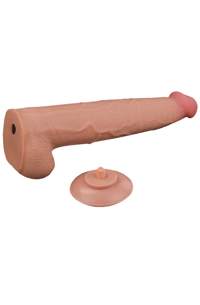 Lovetoy Dual Layer Sliding Skin Dildo 34 cm - XL Dildo 5
