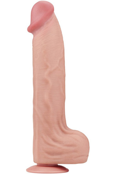 Lovetoy Dual Layer Sliding Skin Dildo 36 cm - XL Dildo 1