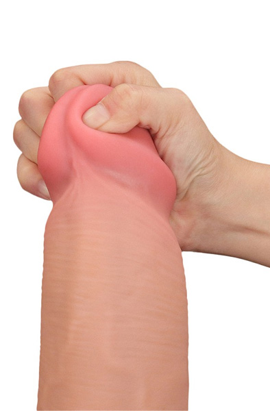Lovetoy Dual Layer Sliding Skin Dildo 36 cm - XL Dildo 6