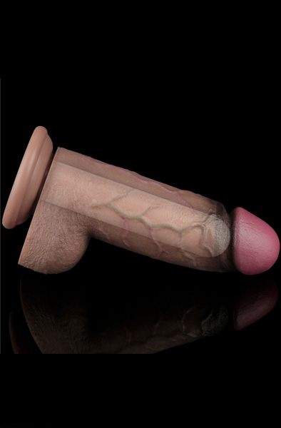 Lovetoy Dual Layered Silicone Cock XXL 24,5 cm - XXL-Dildo 3