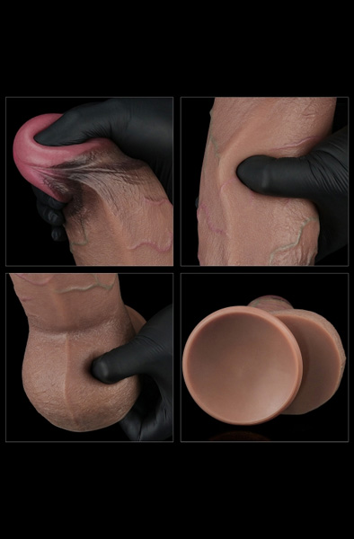 Lovetoy Dual Layered Silicone Cock XXL 24,5 cm - XXL-Dildo 5