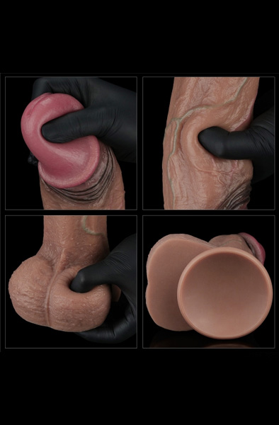 Lovetoy Dual Layered Silicone Cock XXL 28 cm - XXL-Dildo 5